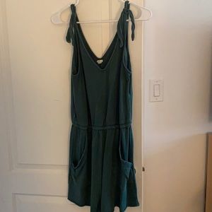 Green romper from Aerie